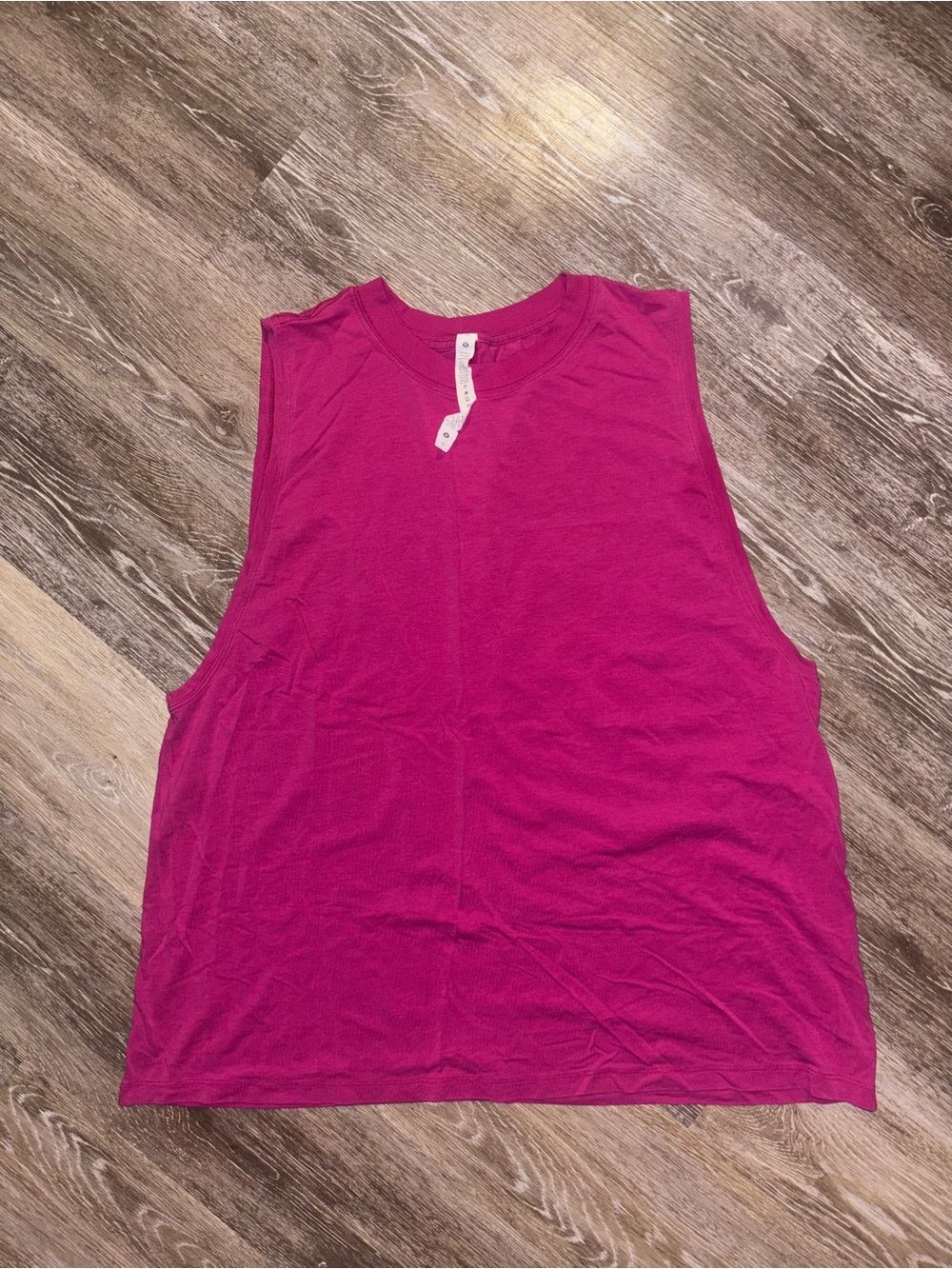 lululemon athletica Magenta Sleeveless Henley Tank